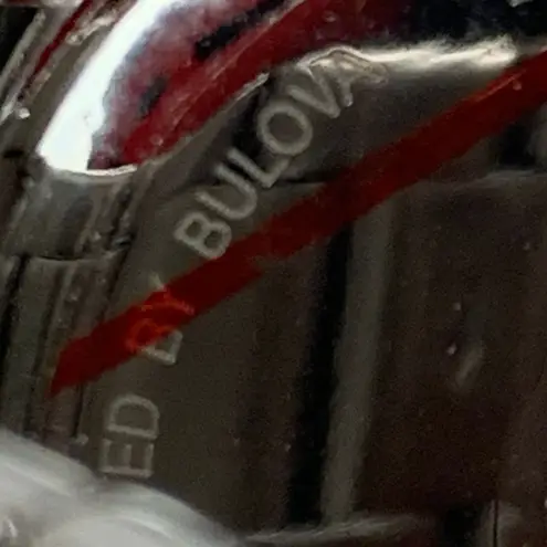 Bulova TFX by Silver-Tone Stainless Steel Watch 36t117 Crystal Markers