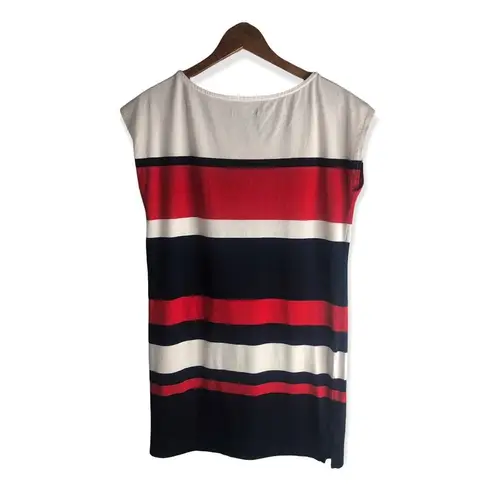 Tommy Hilfiger  Cotton Oversized Stripe Short Sleeve T-shirt Dress