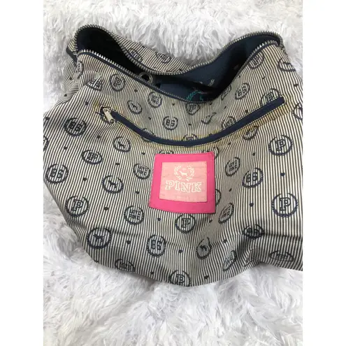 Victoria's Secret Pink Weekender Duffle Bag Y2K Vintage Barbiedoll Blue