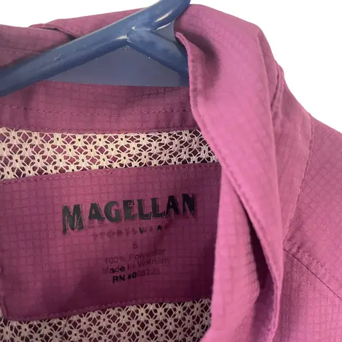 Magellan outdoors Magellan Women's Size Small Purple Sleeveless Outdoor Button Up Top
