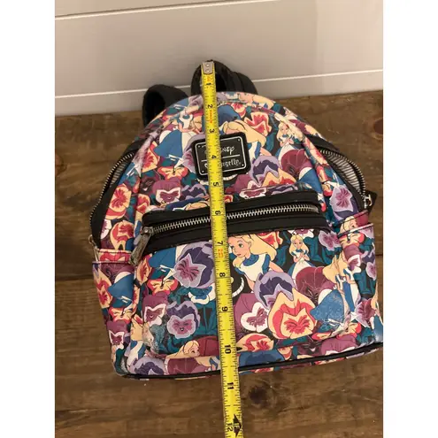 Lounge Fly Disney Alice in Wonderland Mini Backpack Floral Print