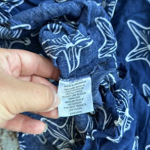 Escapada Nautical Starfish Loose Fit Top Blue Large