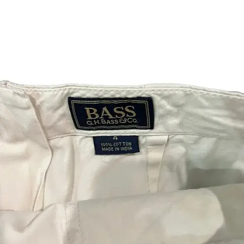 G.H Bass Lightweight Khaki Chino Skirt Size 4 Tan