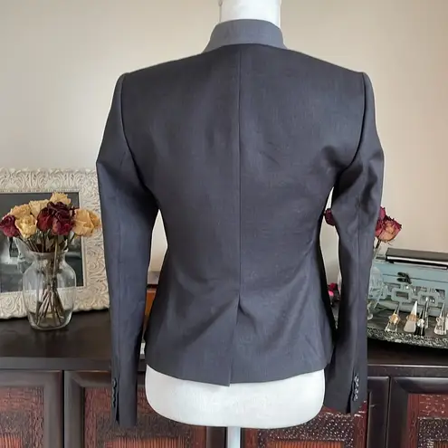 Hugo Boss Boss Jayana Wool Contrast Collar Jacket size 0