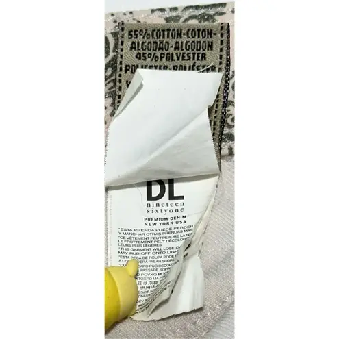 DL1961 Women's Mid-Rise Newport Angel Skinny Ankle Jeans Pink Size 27