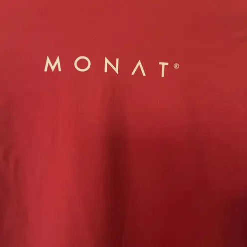 Monat Women's Red Long Sleeve Turtleneck Bodysuit S