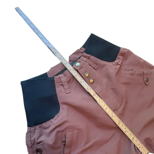 Ride Cappel Women’s Mauve Brown Snowboard Pants S/T Stretch Waist Winter Gear Size undefined