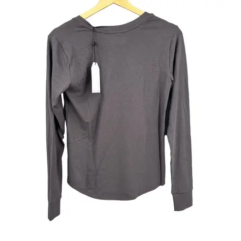 Universal Standard V Rex Long Sleeve Top Slate Grey Size 4XS / 00-0 New