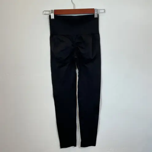 Halara Black Seamless Ruched Butt Lift Leggings Activewear