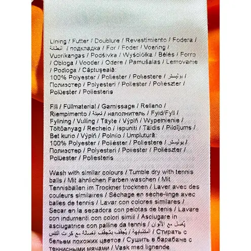 ICHI IHELISO JA Bomber Jacket size 38 Orange Full zip Size L