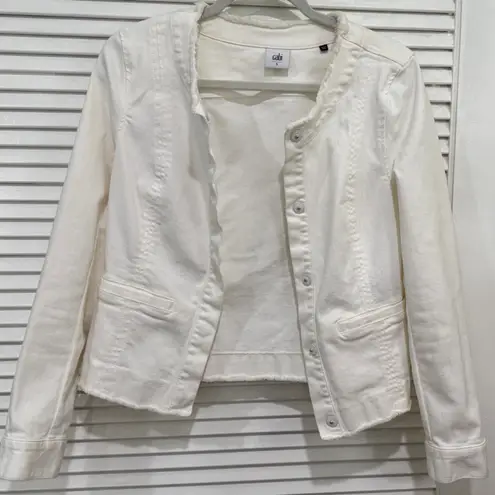 CAbi  Women's Cream Blazer Jacket thumbnail 1