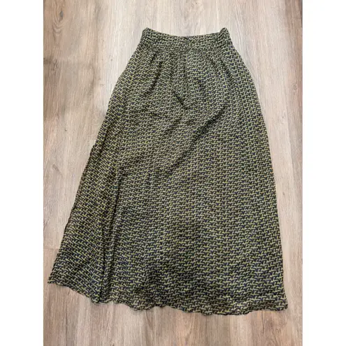 Zadig & Voltaire Zadig Voltaire Jade Mousseline ZV Lurex Maxi Skirt Size 36