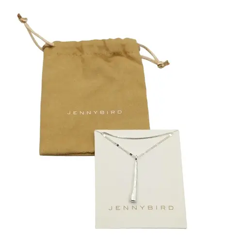 Jenny Bird Leana Pendant Necklace Delicate Drop Box Chain New