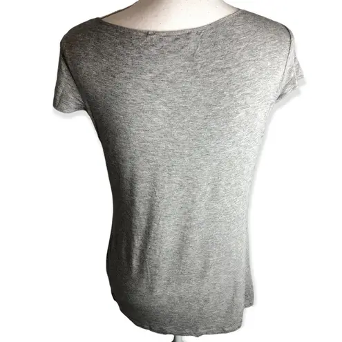 Philosophy  Cap Sleeve Heather Grey T-shirt