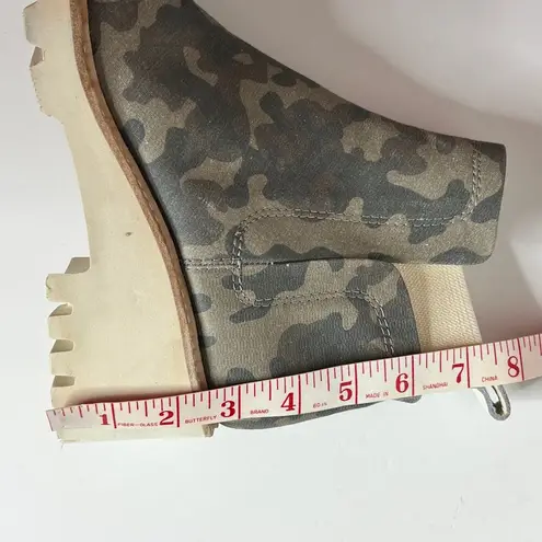 Dolce Vita Huey Chelsea Boot Camo Shoe Size 8.5 Green