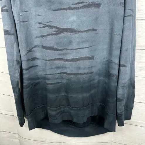 prAna Womens size Medium Deelite Pullover Sweatshirt Drape Back Blue w2deel116