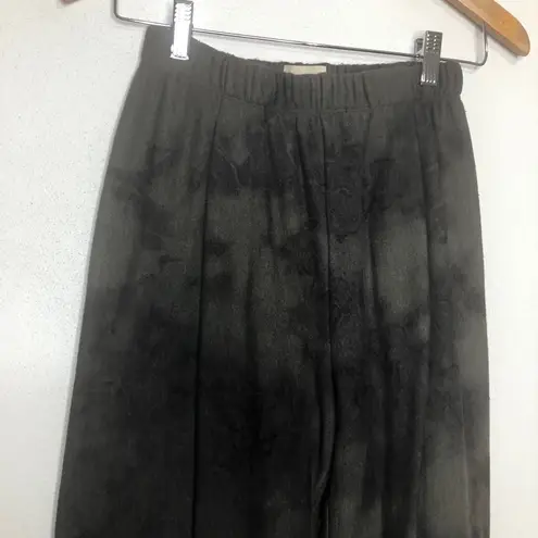 Tina Jo Tie Dye Sweatpants Black Gray Xsmall Size XS