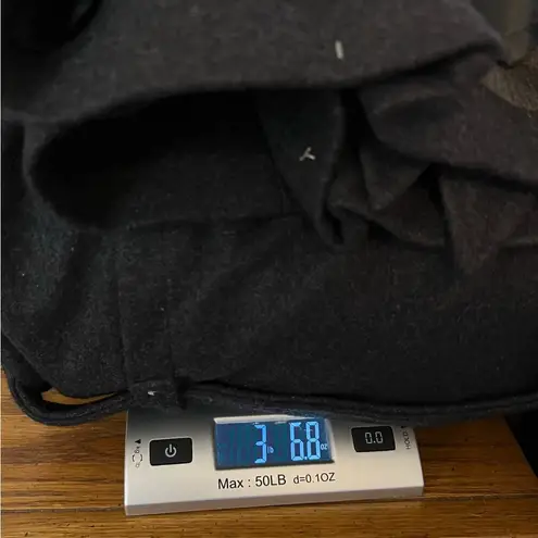 Gallery  New York Wool Blend Belted Pea Coat Women’s Size 3x Dark Gray Classic