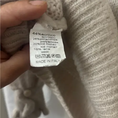 Luxe GG  Soft Cream Knit Sweater