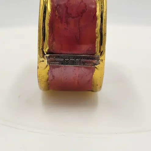 Cuff Bracelet Red Gold Handmade Copper & Brass Bangle Statement Bracelet