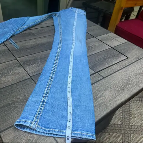 Silver Jeans Suki Mid Rise Bootcut denim thick stitch medium wash