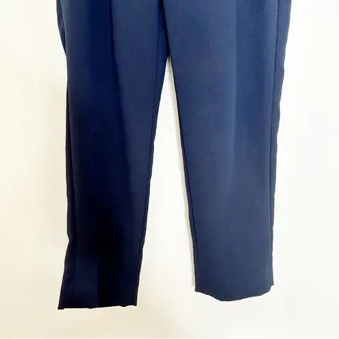 Babaton Aritzia Ankle Crop Pull On Cohen Pant Trousers Navy Blue | 6