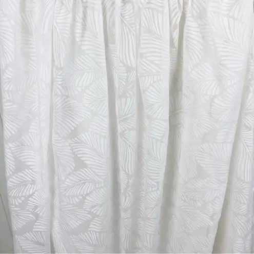 Krass&co Island Ariel Dress White Cotton Strapless Tie Back Beachy Size Medium