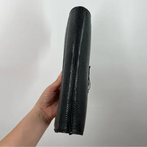 Bally Vintage Black Leather Clutch Purse