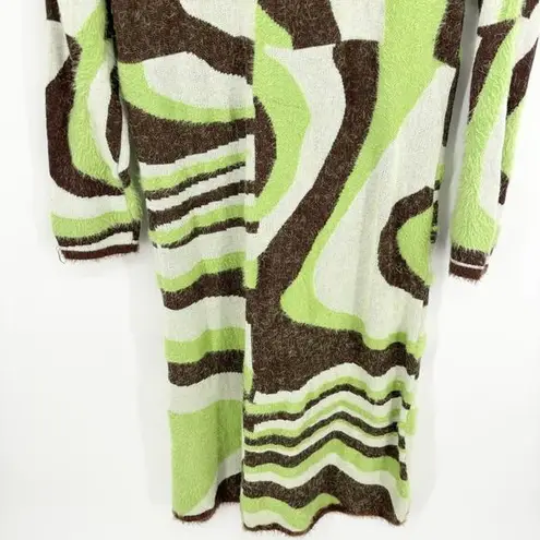 House Of Sunny Land Cruise Hockney Midi Dress Size 10 NWT Brown