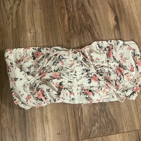 Sexy Off Shoulder Floral Printed Side Slit Two