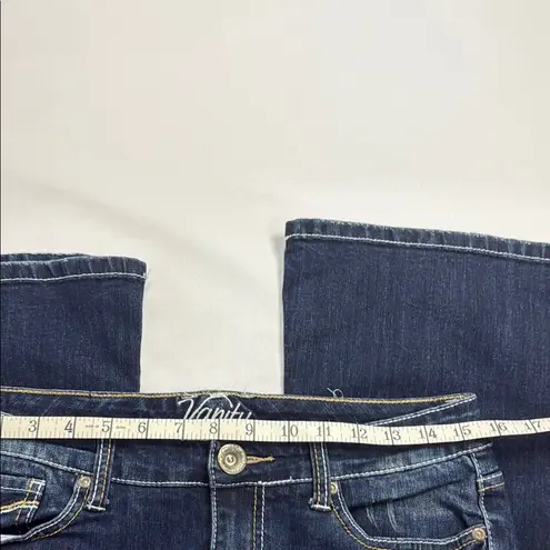 Vanity Blue Boot Cut Jeans with Subtle Fading Size undefined