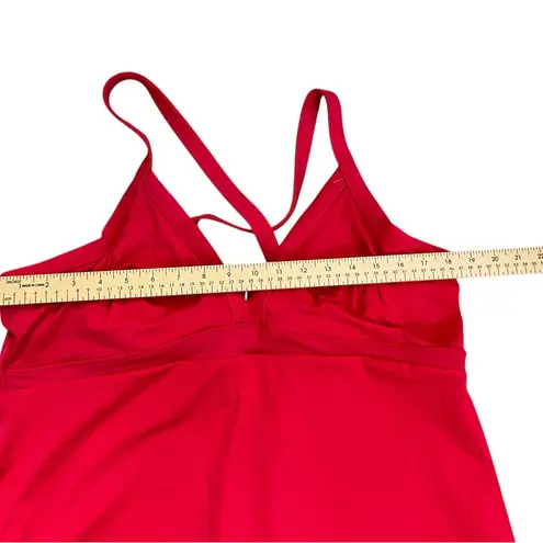Land’s End Tankini Bikini Set Red Size 18