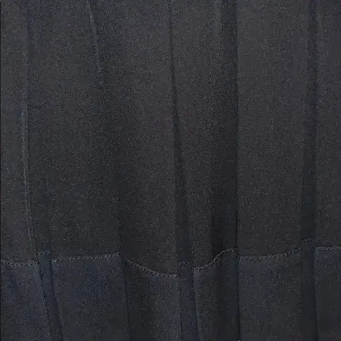 Proenza Schouler NWOT Pleated Silk Drop Waist Mini Dress in Black Size 8