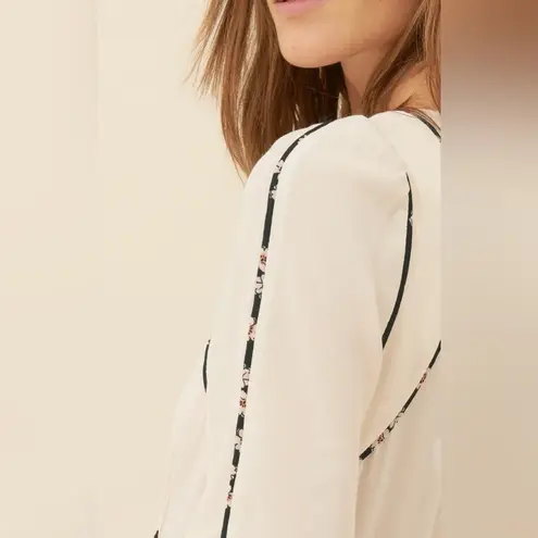 Ba&sh Flavie Poudre Crepe Beige Dress