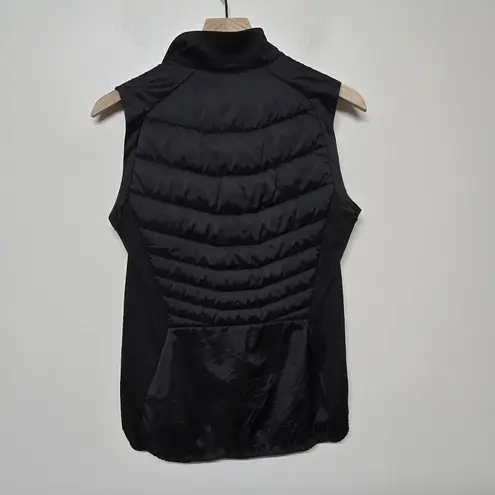 J.Lindeberg Womens Black Hybrid Sleeveless Golf Vest Size M Size M