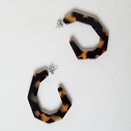 Rachel Comey ππ Baby Factor Earrings ~ Brown Tortoise NWT