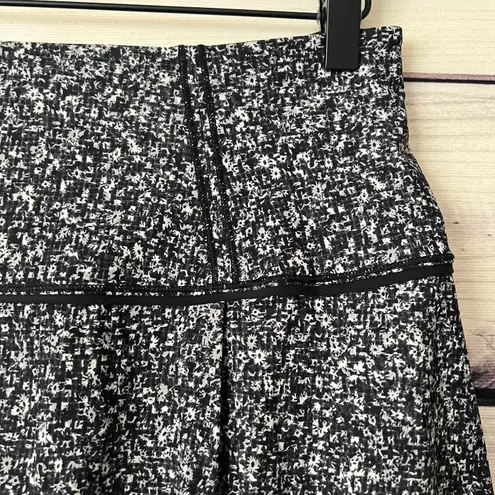 Lululemon Lost in Pace Black Floral Patterned Skirt Built in Shorts