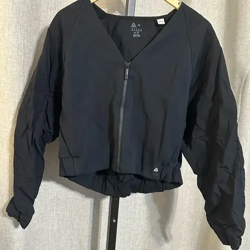 Reebok  Womens Bomber light black jacket - size medium