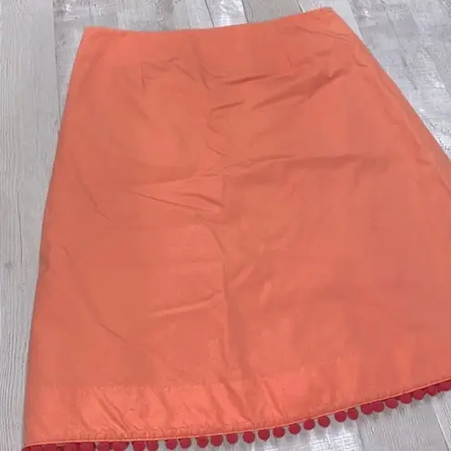 Elevenses by Anthropologie floral embroidered skirt size 4