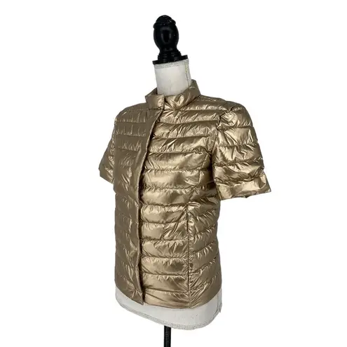 J. McLaughlin  Sarabeth Puffer Jacket Gold