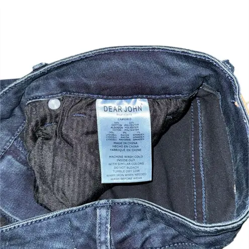 Dear John Blaire Straight Leg Jeans Yorkville Dark Wash Women’s 28 Mid Rise