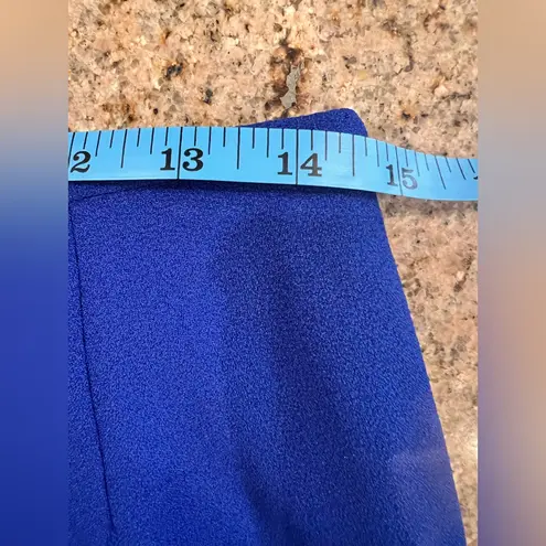 TAHARI ASL Nested Suit, Zip front Jacket and Skirt Size 6 NWT Blue