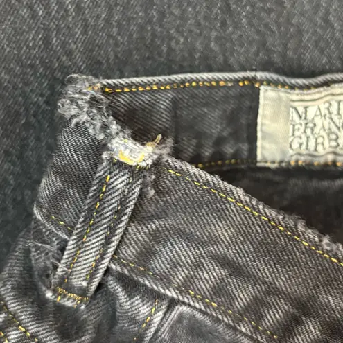 Marithe Francois Girbaud Vintage Jeans Black Stone Washed Tapered Womens 5/6