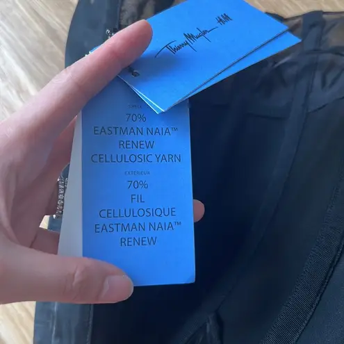 NWT H&M X Mugler Strapless Evening Gown Size XS