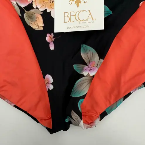 Becca Bikini Bottoms SZ Extra Large American Fit Hipster Floral Swim First Date