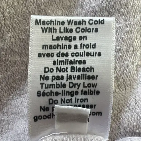 Good hYOUman Shirt Womens Pink Gray Thankful Sweatshirt Everyday Casual Small