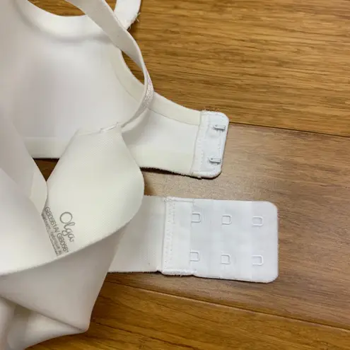 Olga White Full Coverage Underwire Adjustable Bra Size 42C Lightly Lined Comfy Size undefined - Image 6