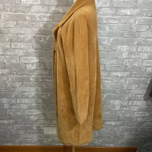 Cyrus Tan Teddy Snap Sweater Coat