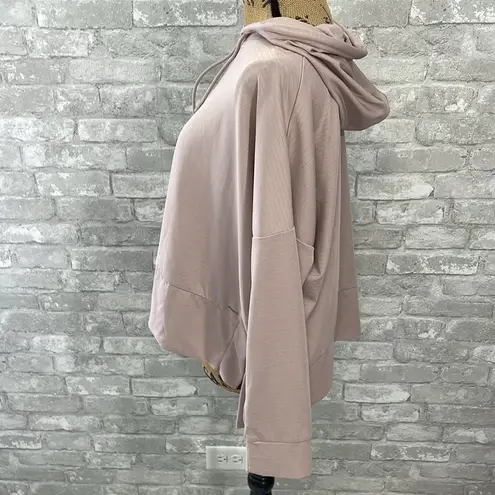 Mondetta Lightweight Ottoman Hoodie Pink Cloud Pullover