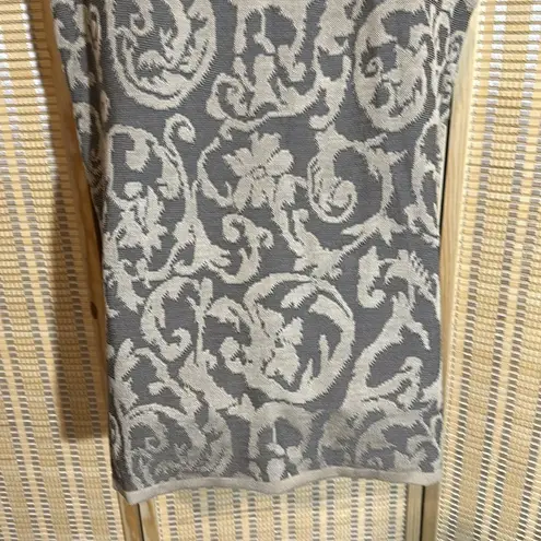 Jacques Vert Vintage 1990s Long Black and Tan Knit Sweater Vest Large?